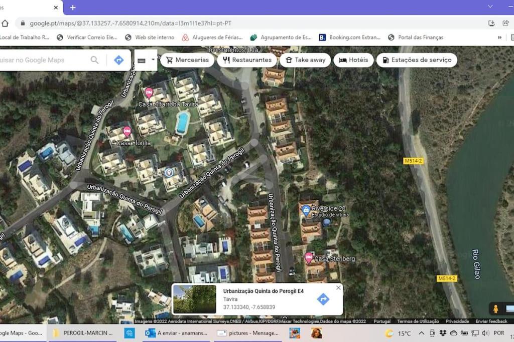 Casa Na Colina - Moradia Com Piscina Villa Tavira Bagian luar foto